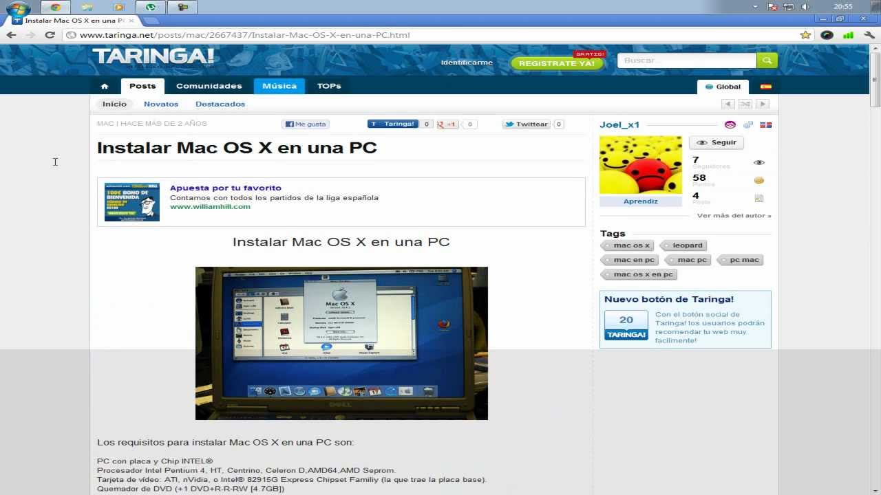 Mac Os X For Intel Pc Iso Download